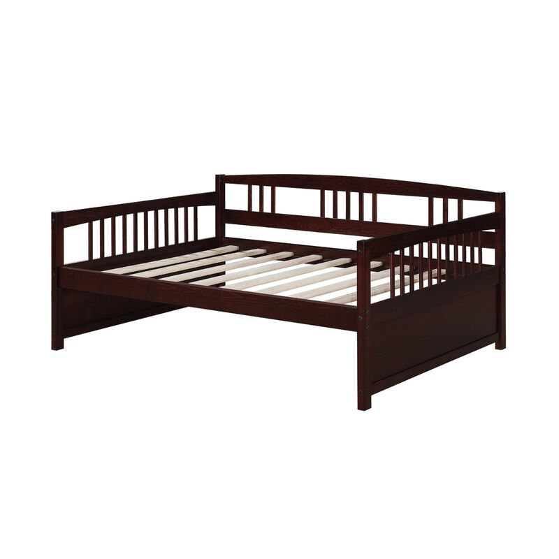 Modern Wooden Daybed with Sleek Frame for Bedroom or Lounge Area