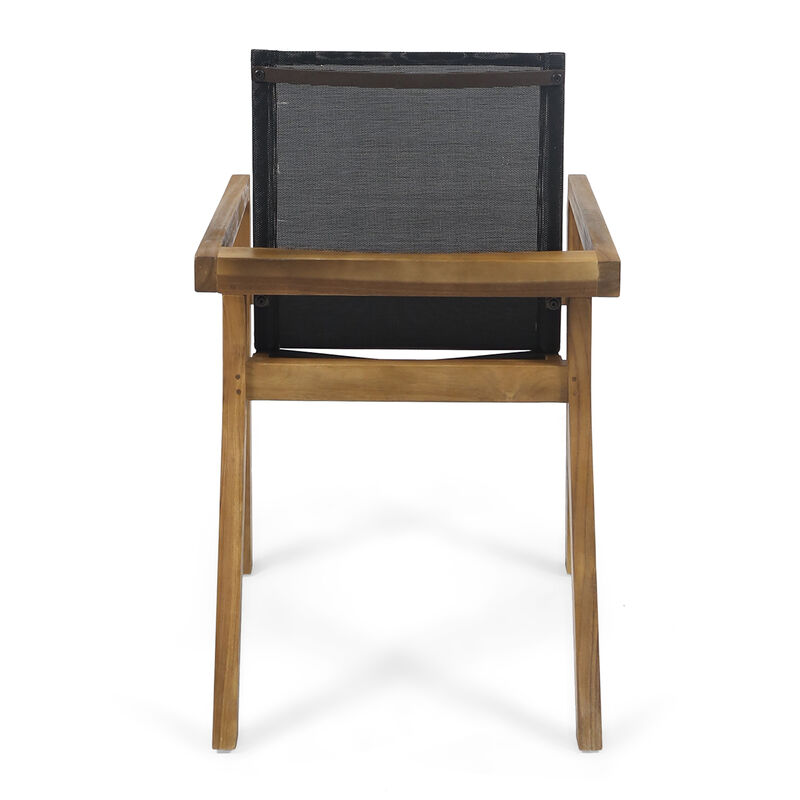 Merax 2 Pieces Dining Chairs for Outdoor Indoor