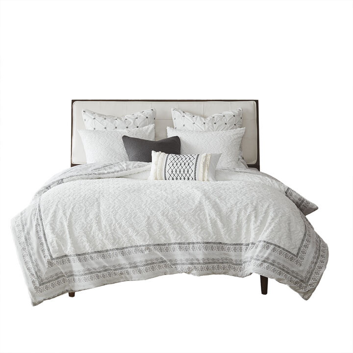 Gracie Mills Betsy Farmhouse Aztec Print Reversible Cotton Comforter Set
