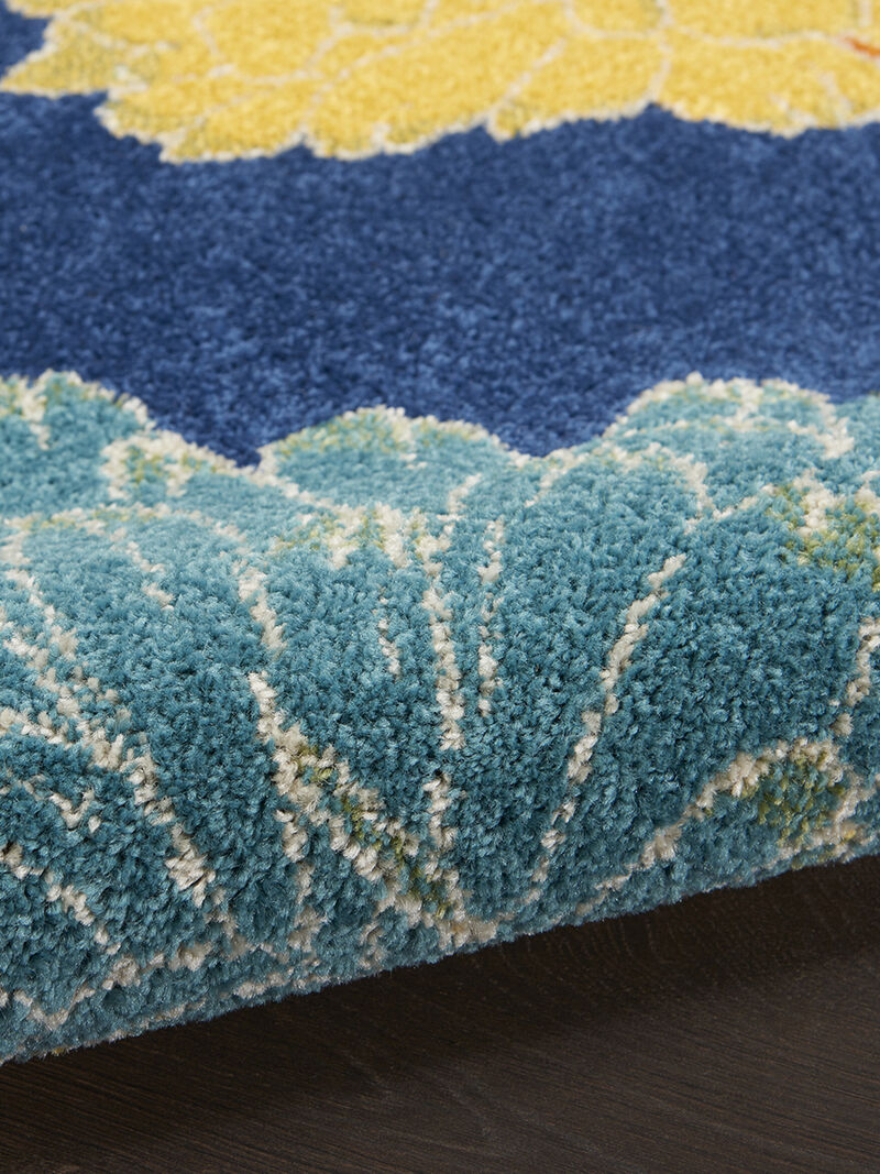 Allur ALR06 Navy/Multicolor 9' x 12' Rug