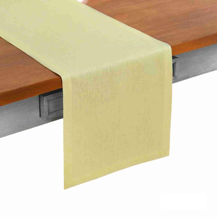 Solino Home 100% Pure Linen Table Runner | Athena for Thanksgiving, Christmas