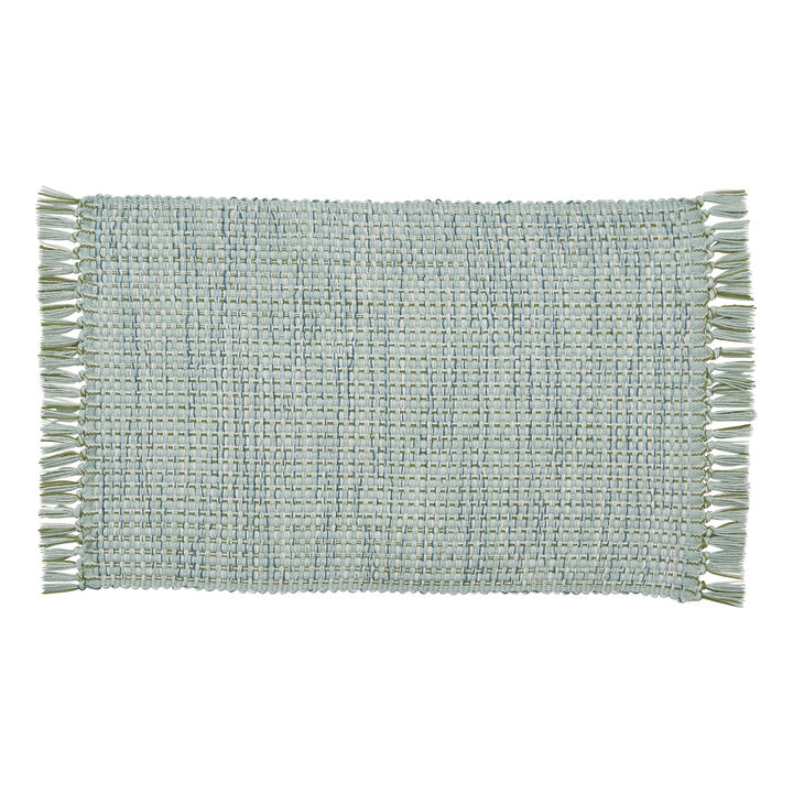 Park Designs Barely Blue Basketweave Placemat Set of 4