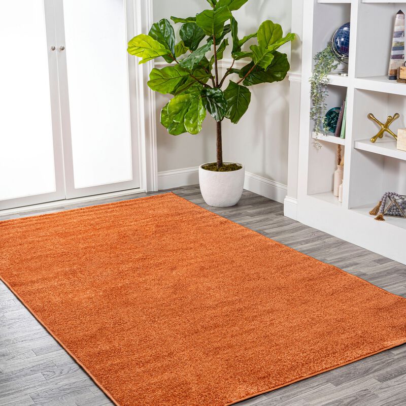 Haze Solid Low Pile Area Rug