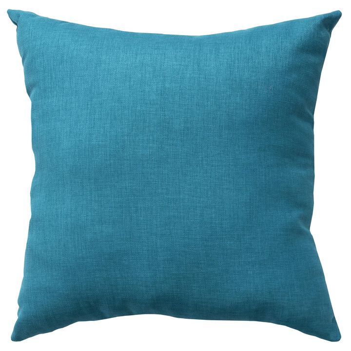 22"x22" Indoor/Outdoor Pillow, Dark Teal