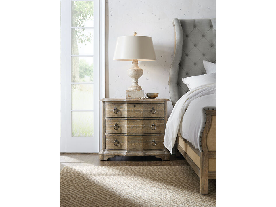 Boheme Bastogne Three-drawer Nightstand