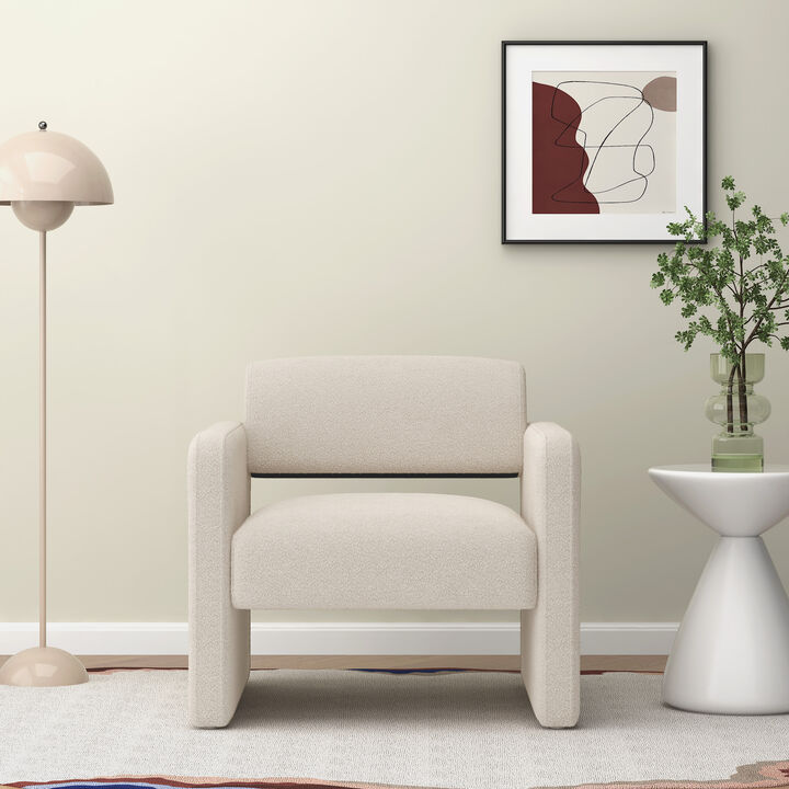 Merax Upholstered Single Sofa Chair with Armrests