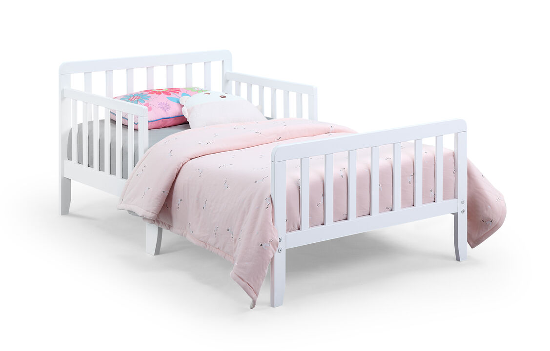 Olive & Opie Jax Toddler Bed White