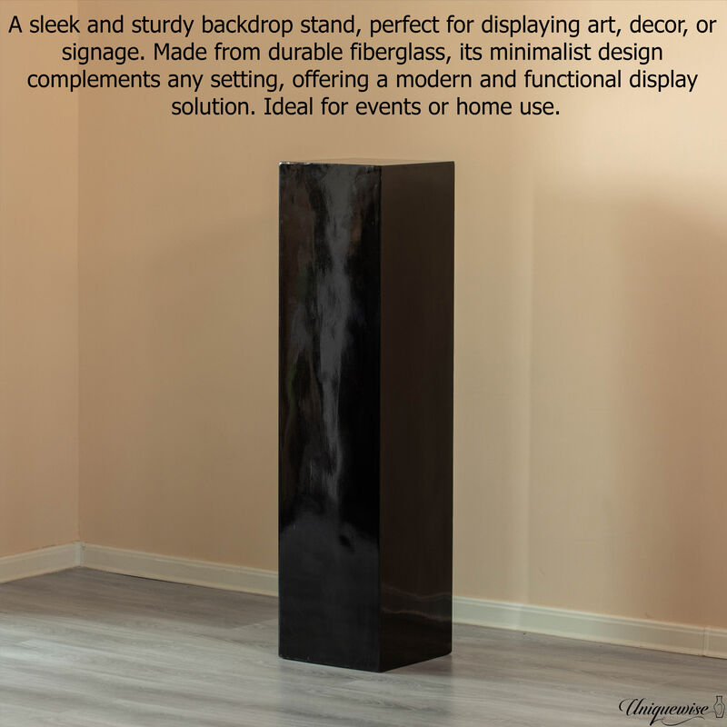 47-Inch Black Pedestal Backdrop Stand