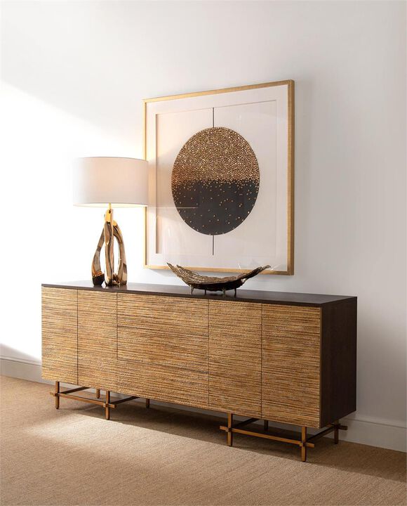 Amorphic Brass Table Lamp