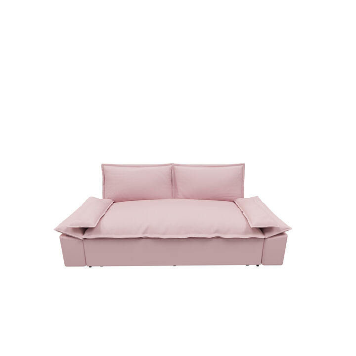 Merax Multi-Functional Velvet Sleeper Sofa Bed