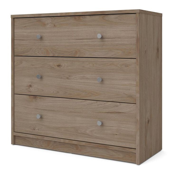 Tvilum 3 Drawer Chest Jackson Hickory