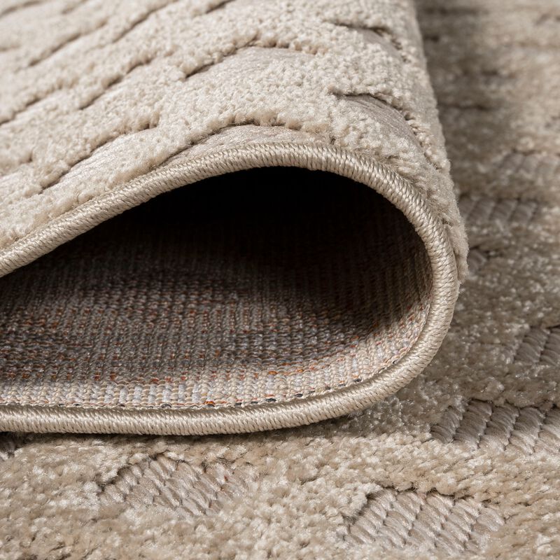 Rabat High-Low Pile Mini Diamond Trellis Area Rug