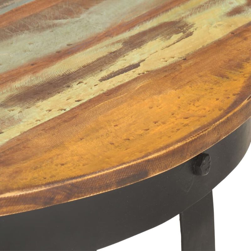 vidaXL Coffee Table 26.8"x16.9" Solid Reclaimed Wood