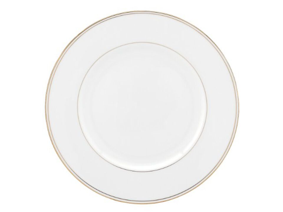 Lenox Federal Gold Dinner Plate, White