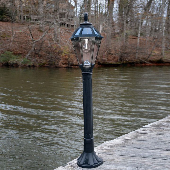 Polaris Bollard Solar Light - Black