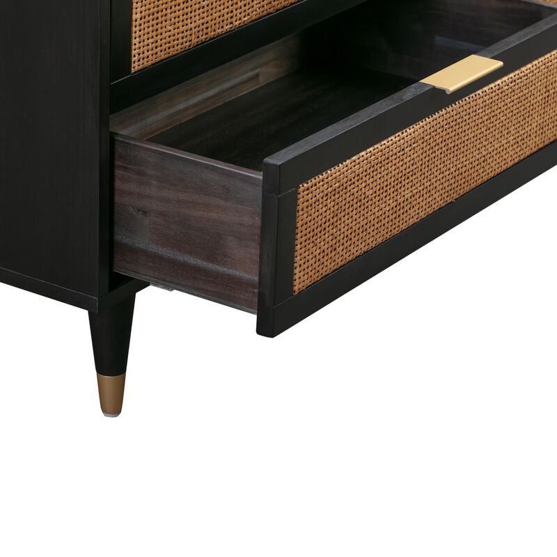 Sierra Cane 6-Drawer Dresser