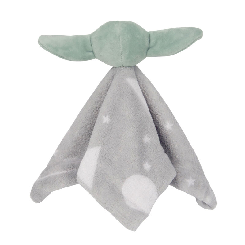 Lambs & Ivy Star Wars Baby Yoda/The Child Swaddle Blanket & Lovey Gift Set