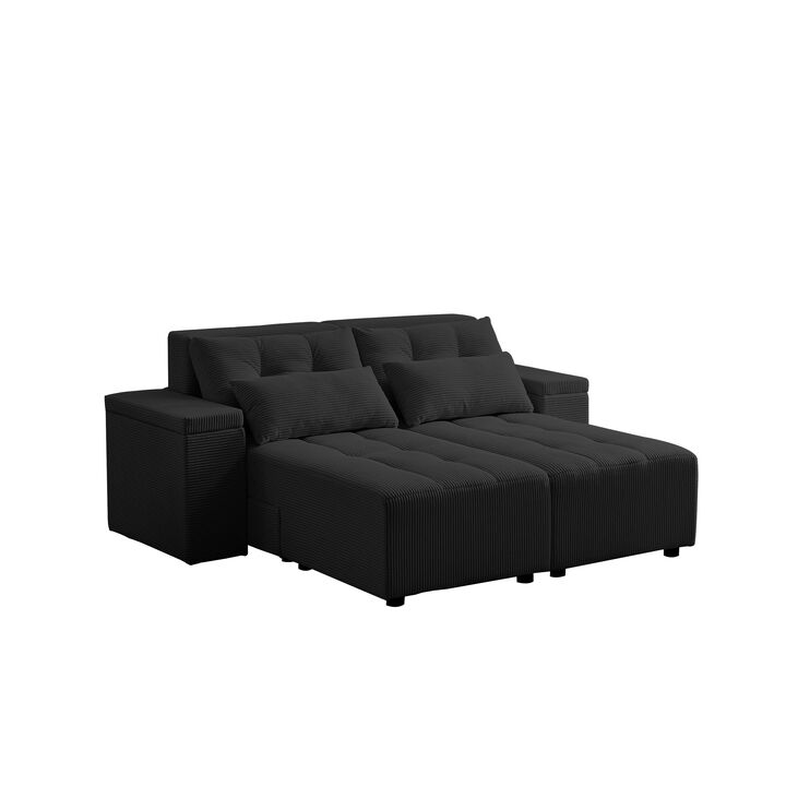 Merax Convertible 3 in 1 Sleeper Sectional Sofa