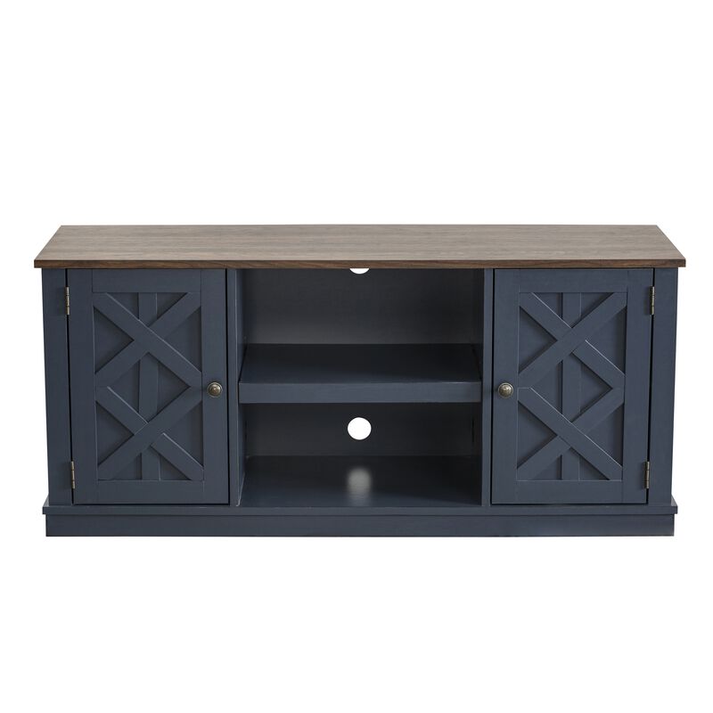 FESTIVO 54" Faux Raw Wood TV Stand for 60" TVs