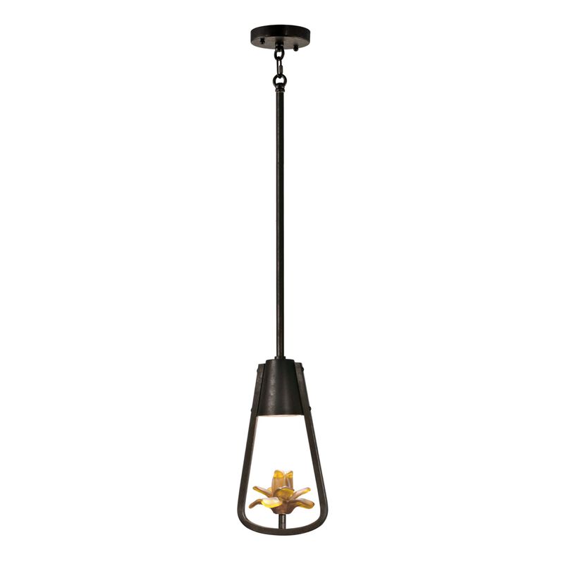 59" Black and Bronze Hanging Pendant Ceiling Light Fixture