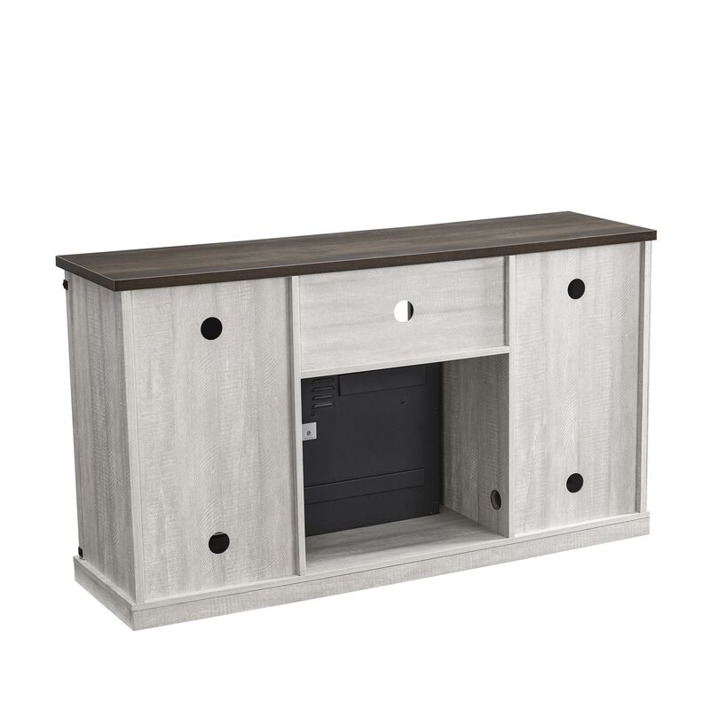 FESTIVO 54 in. TV Stand Console for TVs up to 60 in. with Electric Fireplace