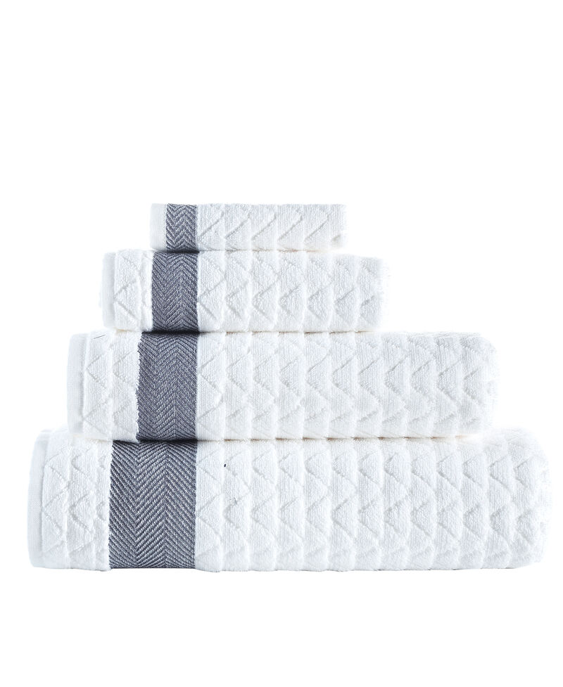 Brooks Brothers Herringbone 4 pcs Wash Towels