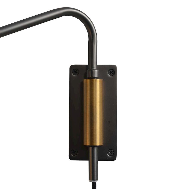 NOVA OF CALIFORNIA Swing Wall Light - Brushed Brass