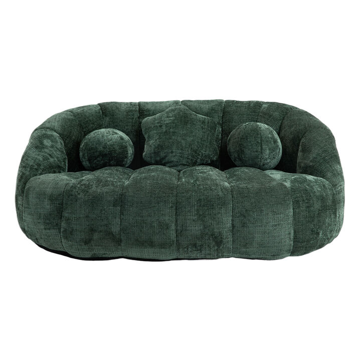 Merax Chenille Bean Bag Sofa Lazy Sofa