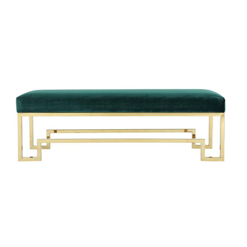 Bronson Bench Gold Navy