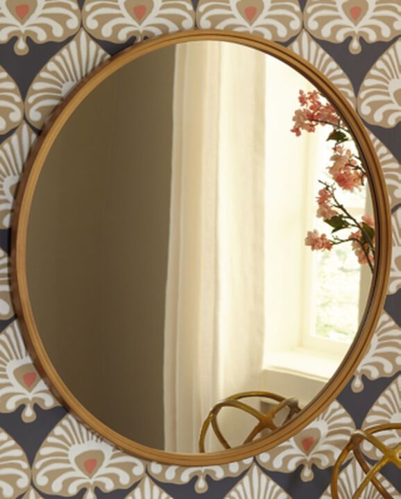 Brocky Accent Mirror, Gold