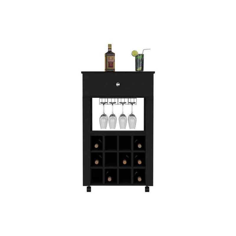 Bar Cart Bayamon, Living Room, Black