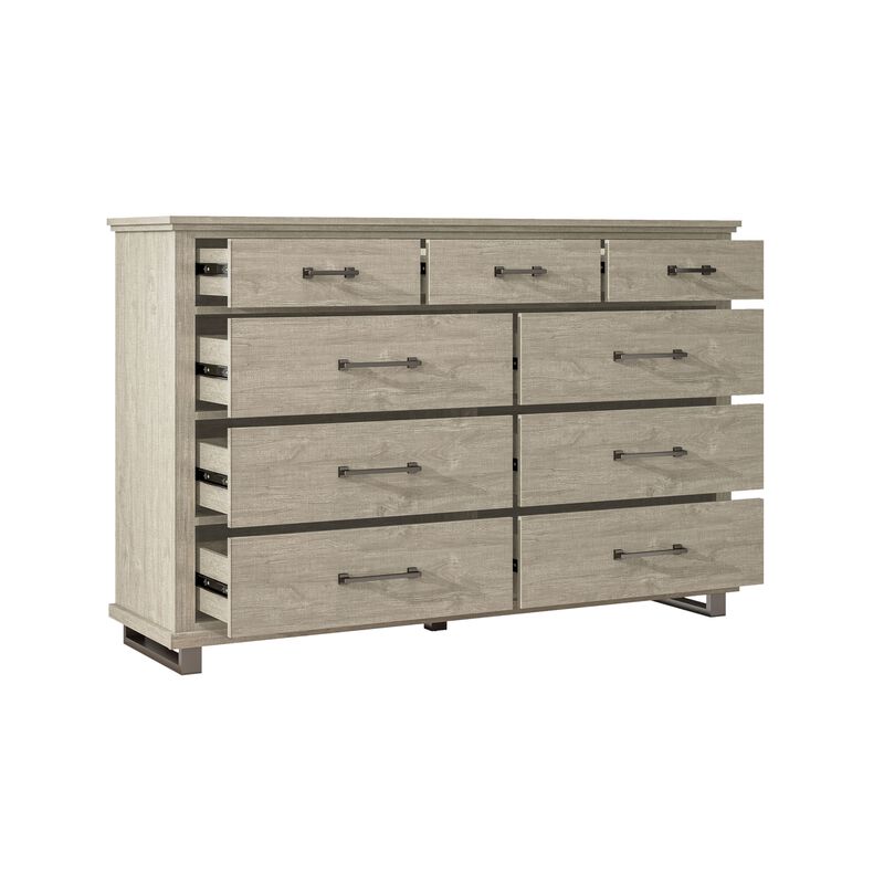 FESTIVO 64 in. Wide 9-Drawer Dresser