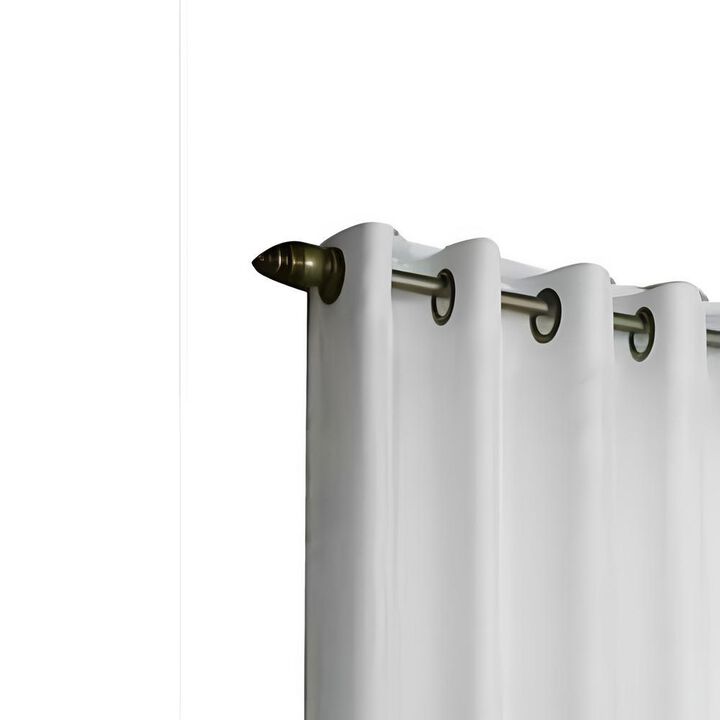 Commonwealth Thermavoile Rhapsody Lined European Voile Grommet Panel - 104x63" - Ivory