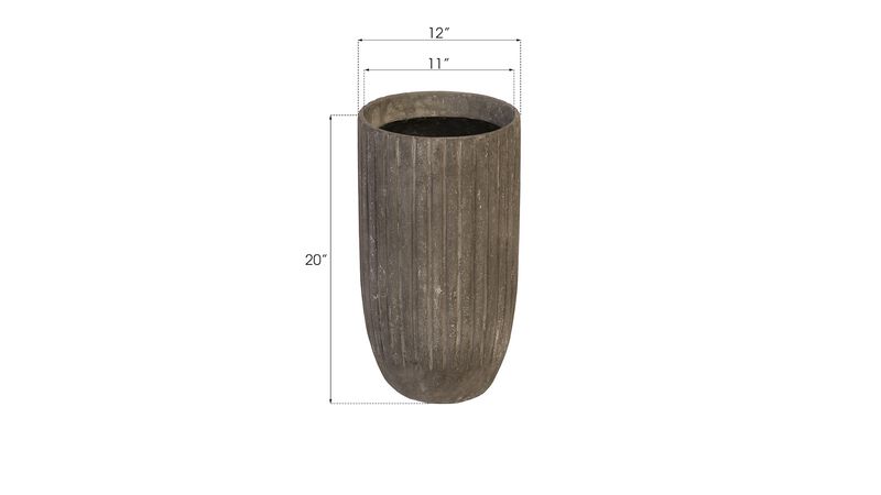 Fluted Small Planter