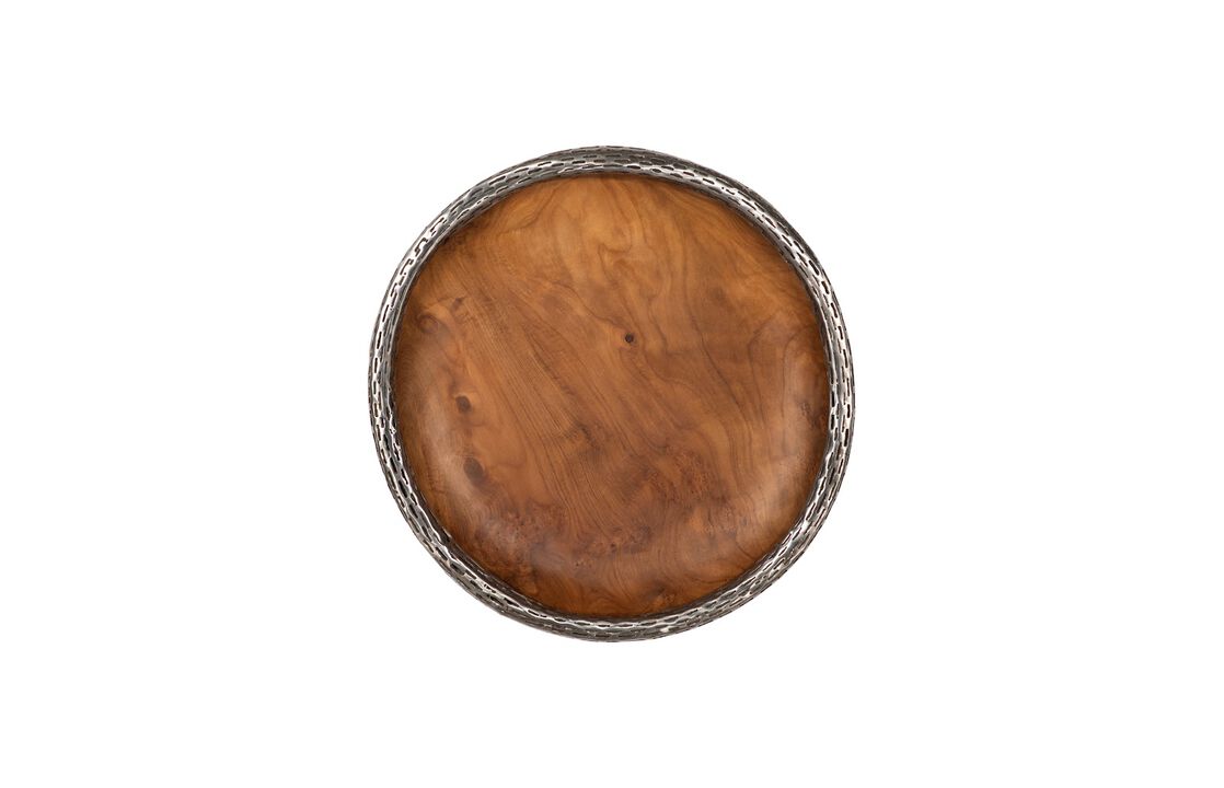 Teak Wood Bowl Medium Wall Art
