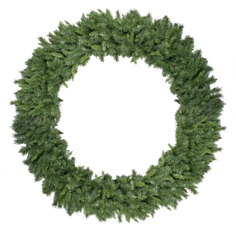 Green Lush Mixed Pine Artificial Christmas Wreath - 72-Inch  Unlit