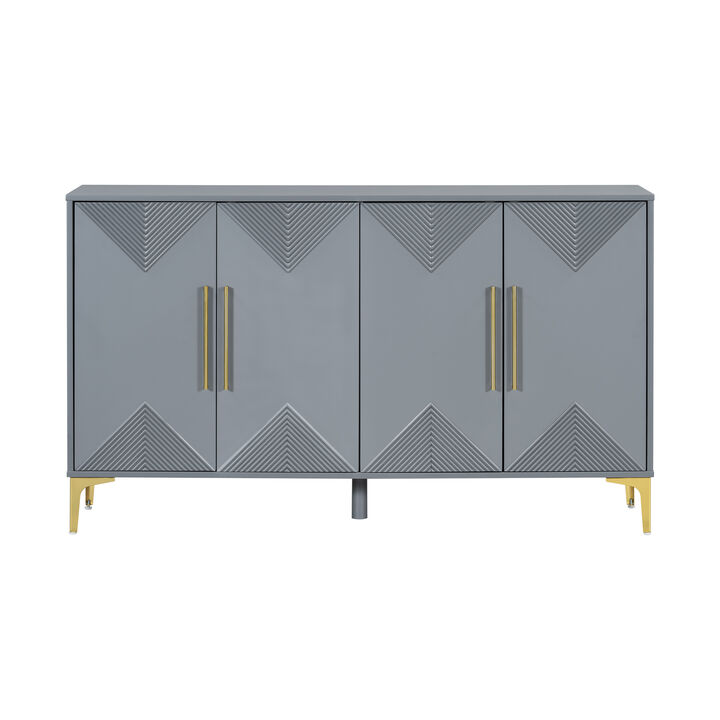 Merax Four-Door Cabinet  Storage Sideboard