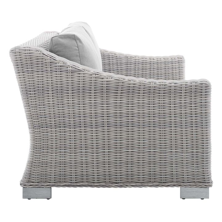 Modway - Conway Sunbrella® Outdoor Patio Wicker Rattan Loveseat