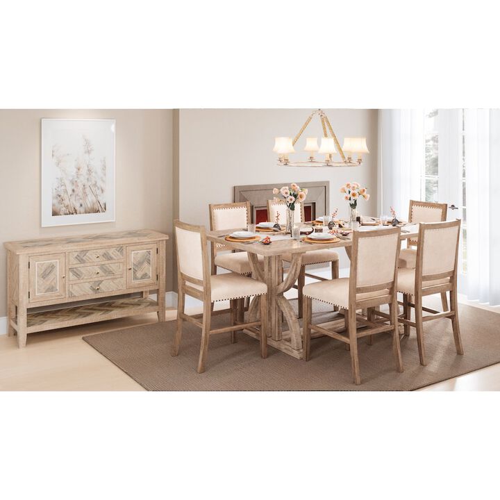 Jofran Fairview Transitional Upholstered Counter Stool (Set of 2)