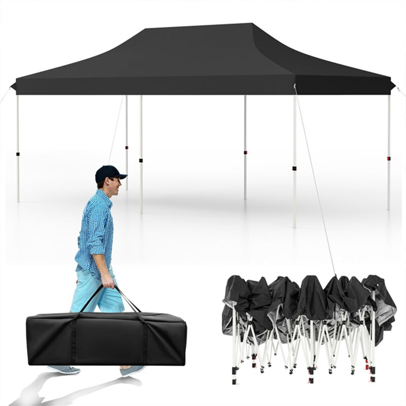 10 x 20 FT Pop-up Canopy Tent with Carrying Bag