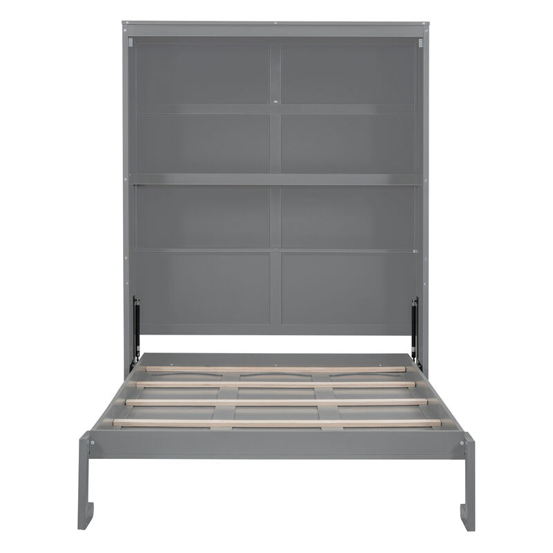 Merax Cabinet Murphy Bed with Shelves