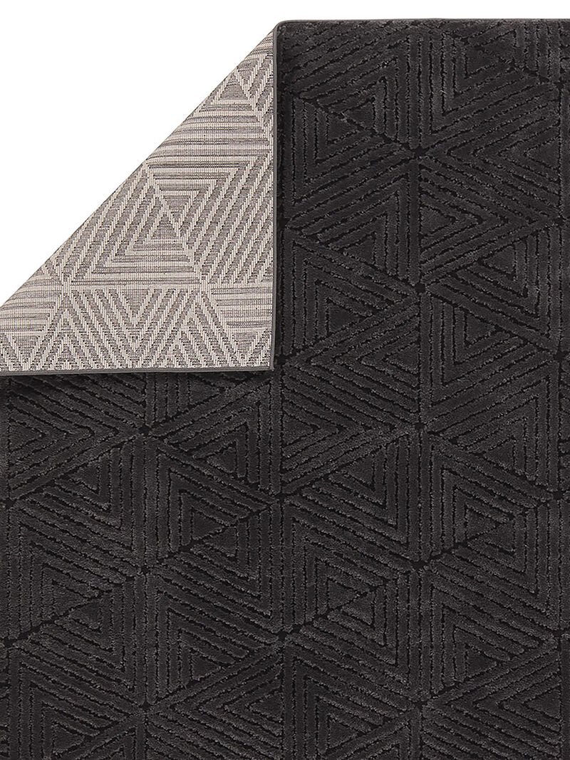 Calix By Nikki Chu Ziazan Black 10' x 14' Rug