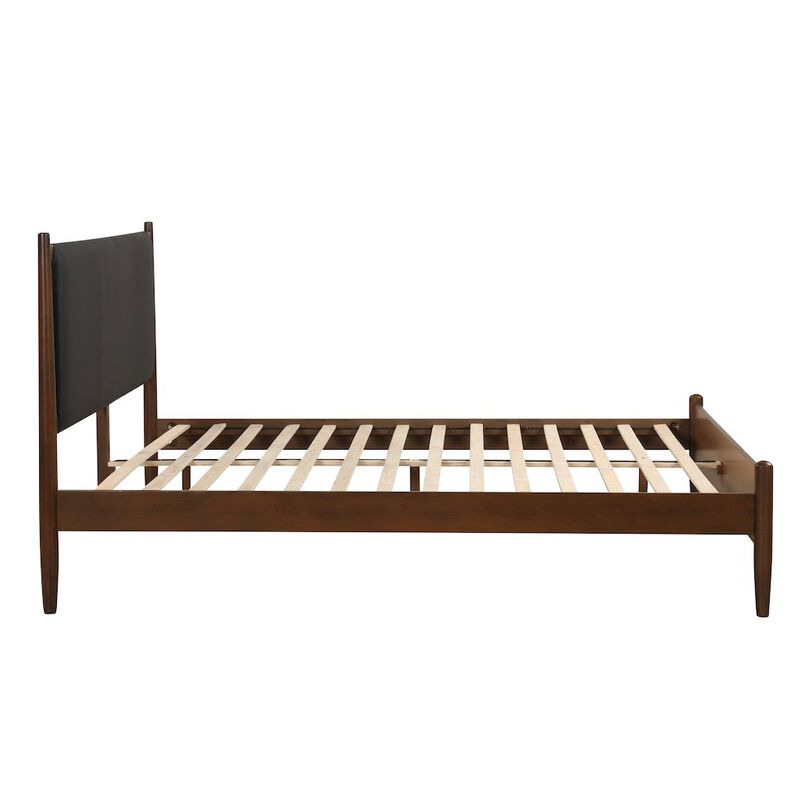 New Classic Furniture Ian King Wood Platform Bed, Cherry