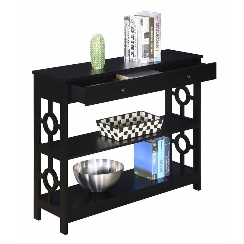 Convenience Concepts Ring 1 Drawer Console Table