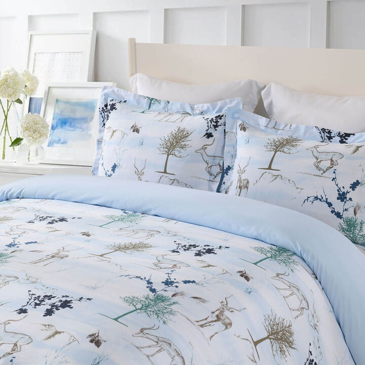 Egyptian Linens - Alpine 100% Cotton Duvet Cover Set
