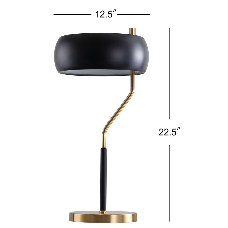 Oskar Moody Metal LED Desk Lamp