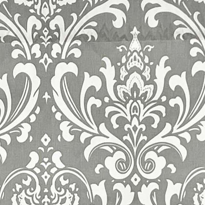 Ozbourne Cornice Syel 3" Rod Pocket Valance 50" x 17" Gray by RLF Home