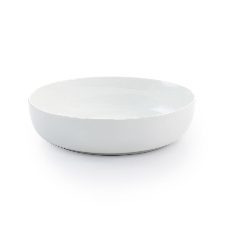 Gibson Home White Deco 16 Piece Fine Ceramic Dinnerware Set in White