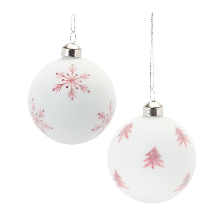 Set of 12 Holiday Ornaments for Christmas Tree Decoration