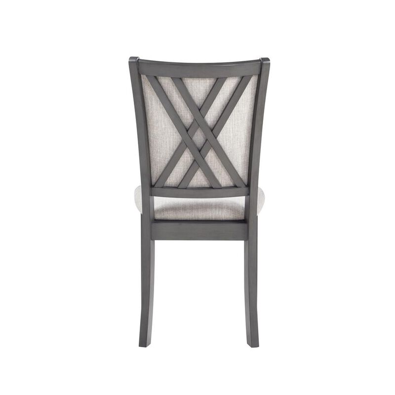 New Classic Furniture Furniture Amy 5-Piece Contemporary Wood Dining Set in Gray